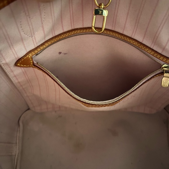 👜 Louis Vuitton Damier Azur Neverfull MM Set 🤍 - Picture 3 of 15